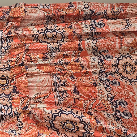 Nurture By Westbound Floral Boho Ruffled Tiered Dress, NWT, Large - Picture 5 of 13